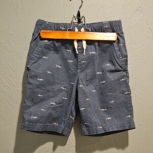 Old Navy Blue Shark Print Kids Shorts